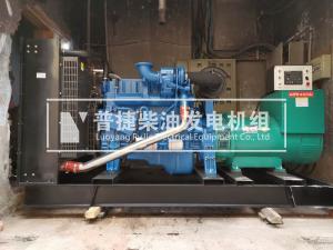 南阳邓县某酒店300千瓦玉柴发电机组